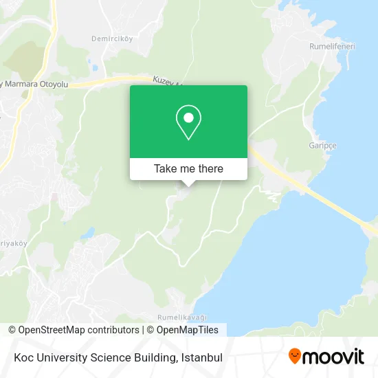 Koc University Science Building map