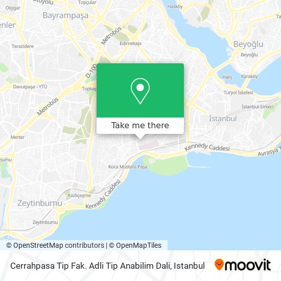 Cerrahpasa Tip Fak. Adli Tip Anabilim Dali map