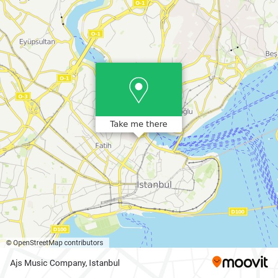 Ajs Music Company map