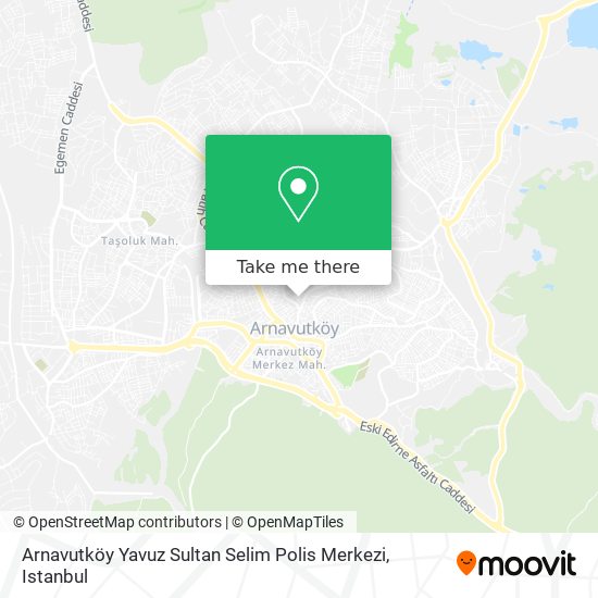 Arnavutköy Yavuz Sultan Selim Polis Merkezi map