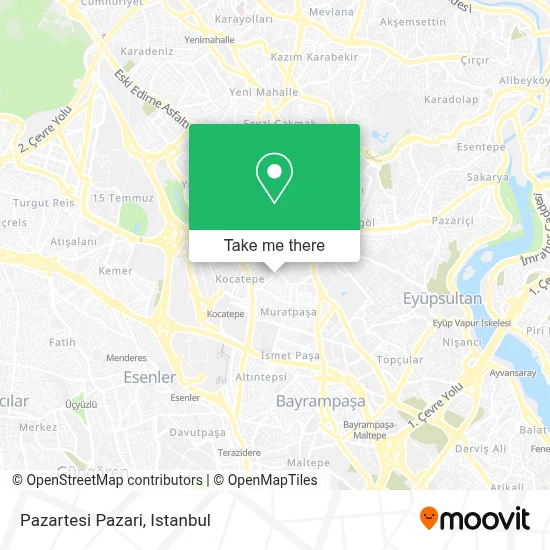Pazartesi Pazari map