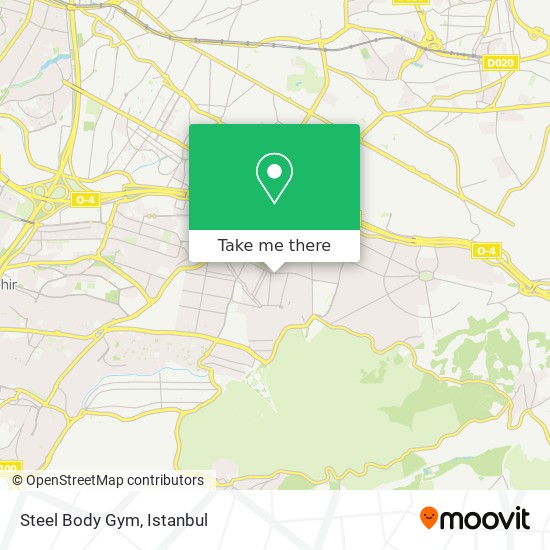 Steel Body Gym map