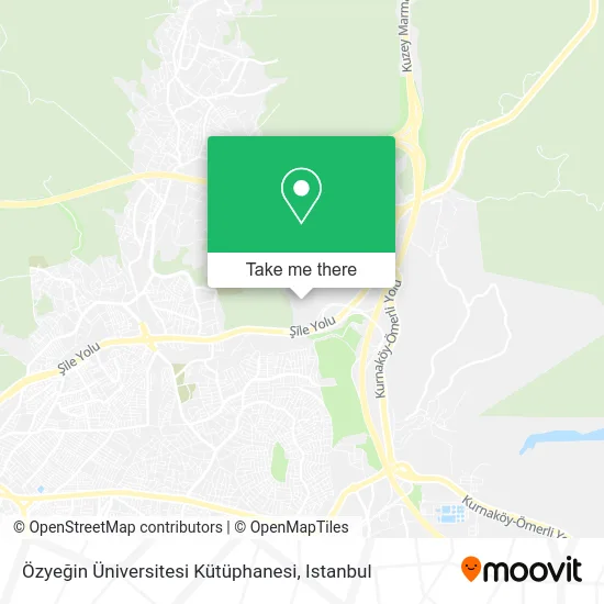 Özyeğin Üniversitesi Kütüphanesi map