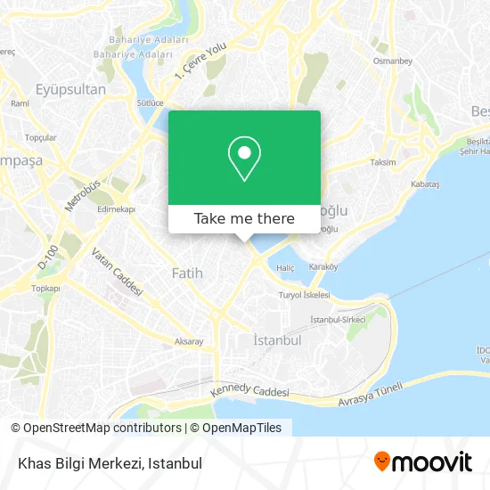 Khas Bilgi Merkezi map