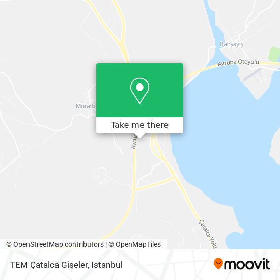 TEM Çatalca Gişeler map