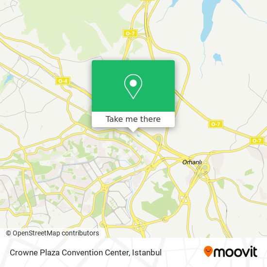 Crowne Plaza Convention Center map