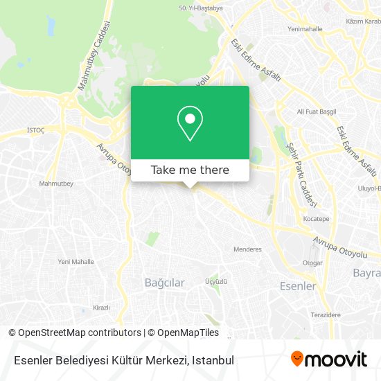 Esenler Belediyesi Kültür Merkezi map