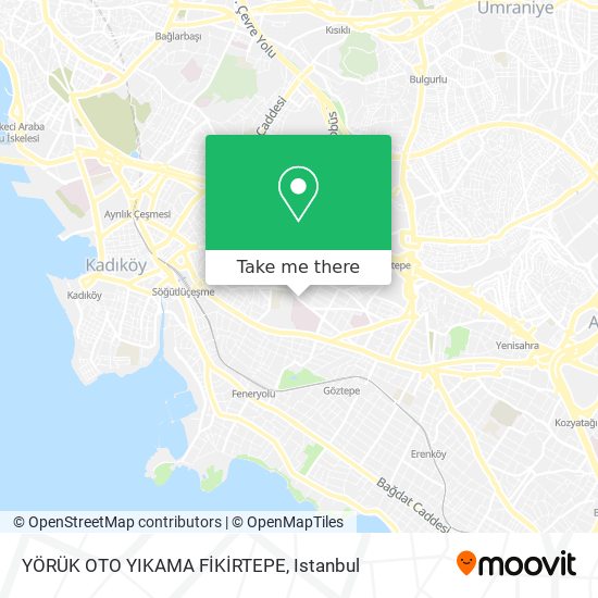 YÖRÜK OTO YIKAMA FİKİRTEPE map