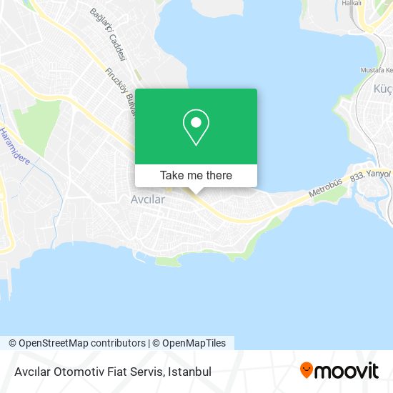 Avcılar Otomotiv Fiat Servis map