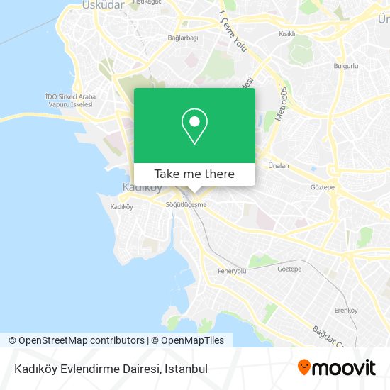 Kadıköy Evlendirme Dairesi map