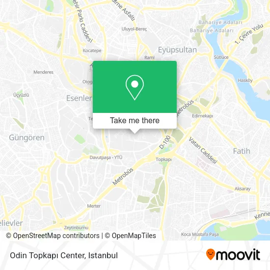 Odin Topkapı Center map