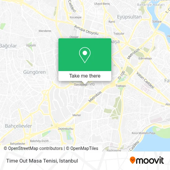 Time Out Masa Tenisi map