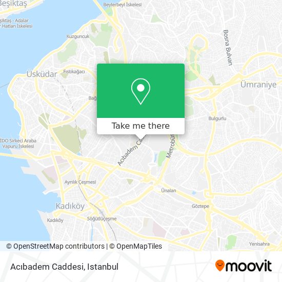 Acıbadem Caddesi map