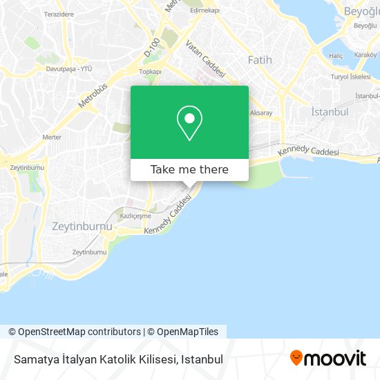 Samatya İtalyan Katolik Kilisesi map