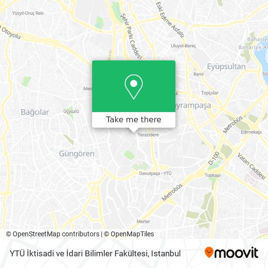 YTÜ İktisadi ve İdari Bilimler Fakültesi map