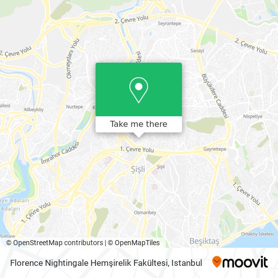 Florence Nightingale Hemşirelik Fakültesi map