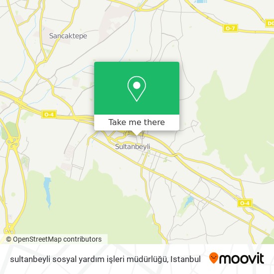 sultanbeyli sosyal yardım işleri müdürlüğü map