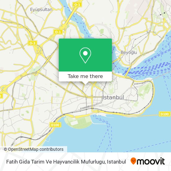 Fatih Gida Tarim Ve Hayvancilik Mufurlugu map