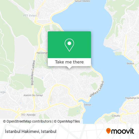 how to get to istanbul hakimevi in sariyer by bus cable car or metro