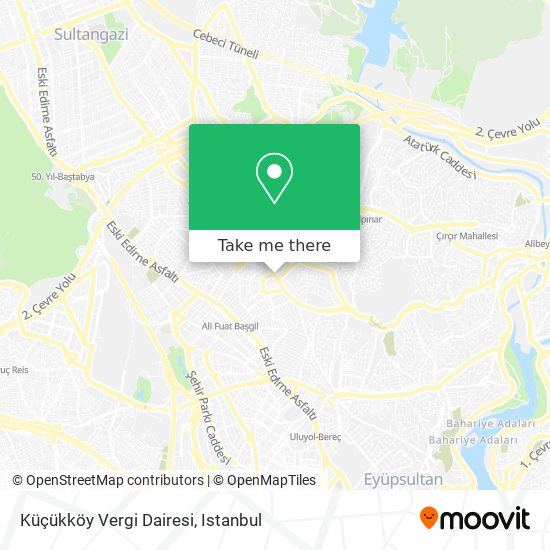 Küçükköy Vergi Dairesi map