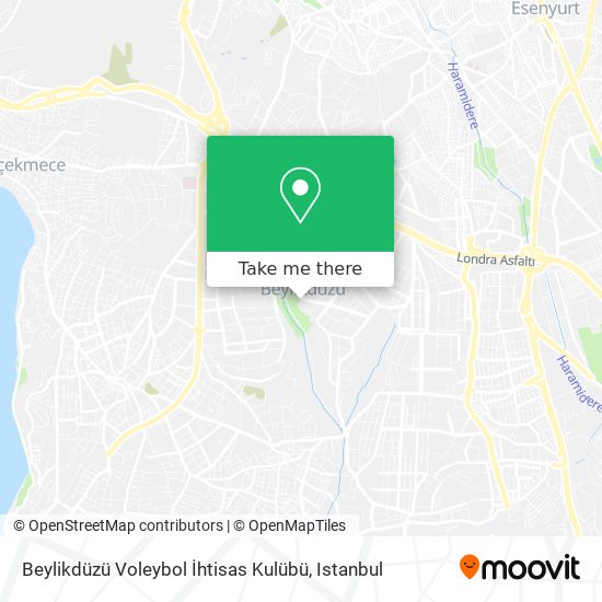 Beylikdüzü Voleybol İhtisas Kulübü map