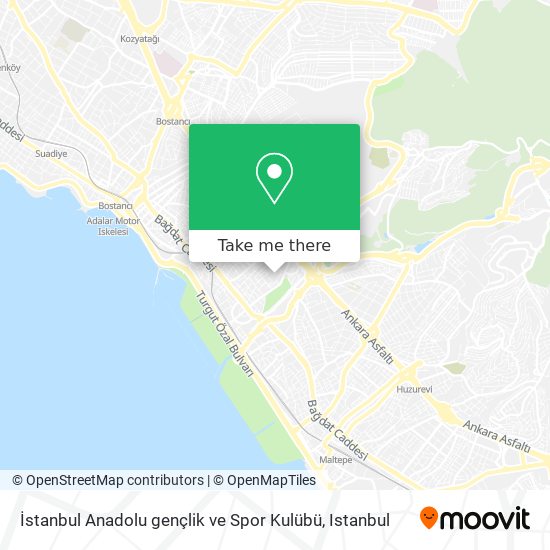İstanbul Anadolu gençlik ve Spor Kulübü map