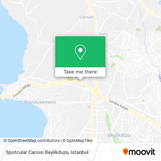 Spotcular Carsisi Beylikduzu map