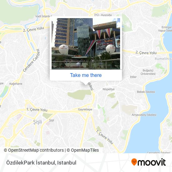 ÖzdilekPark İstanbul map