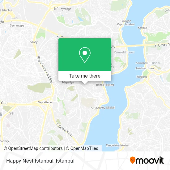 Happy Nest Istanbul map