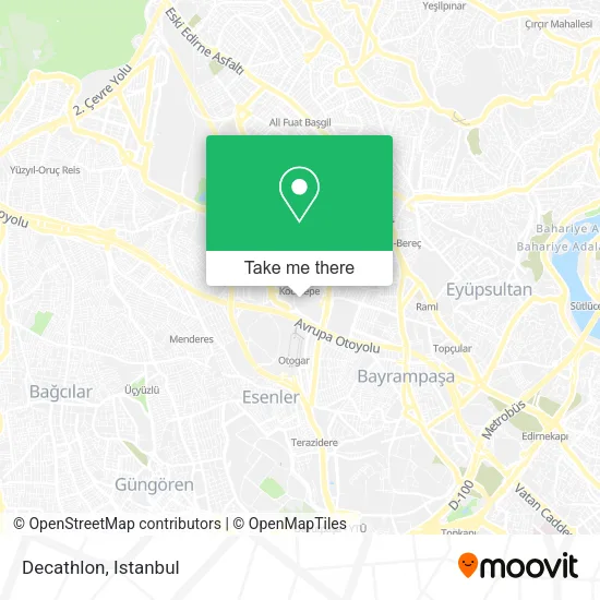 Decathlon map