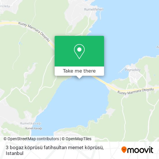 3 bogaz köprüsü fatihsultan memet köprüsü map