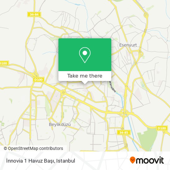 İnnovia 1 Havuz Başı map