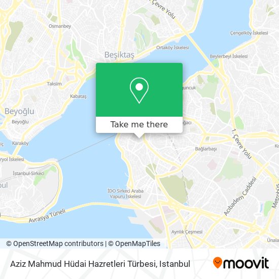 Aziz Mahmud Hüdai Hazretleri Türbesi map