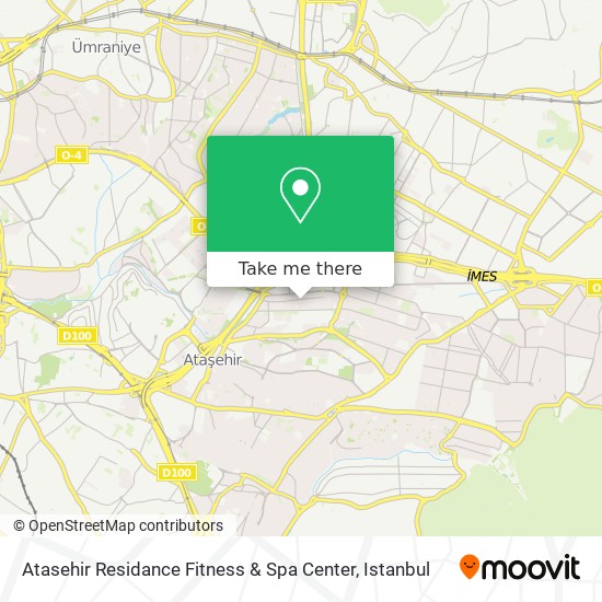 Atasehir Residance Fitness & Spa Center map