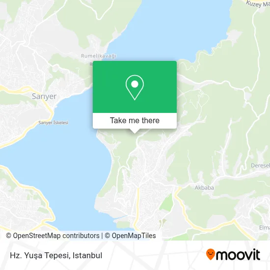 Hz. Yuşa Tepesi map