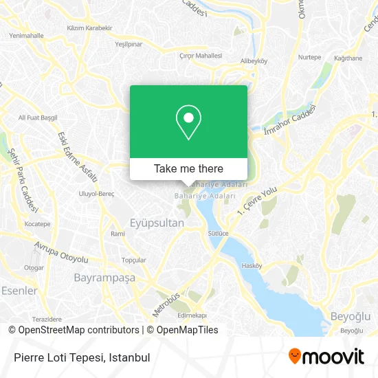 Pierre Loti Tepesi map