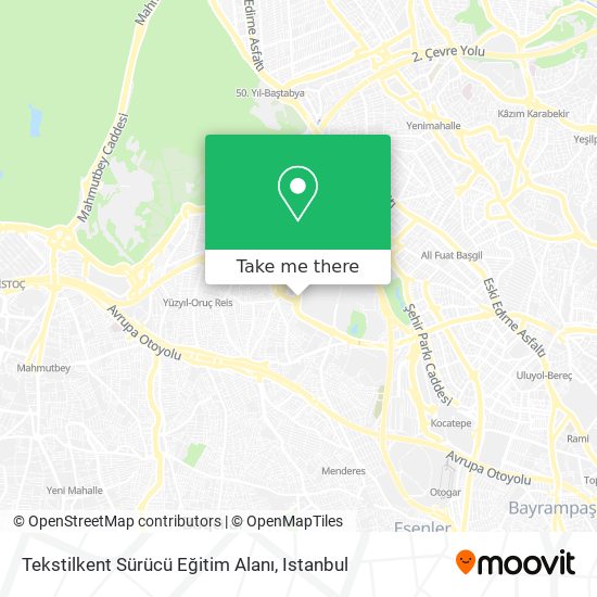 Tekstilkent Sürücü Eğitim Alanı map