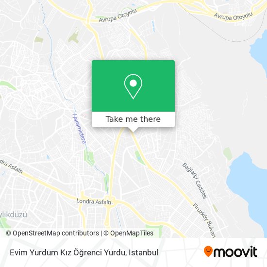 Evim Yurdum Kız Öğrenci Yurdu map