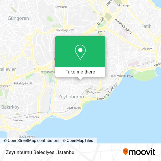 Zeytinburnu Belediyesi map
