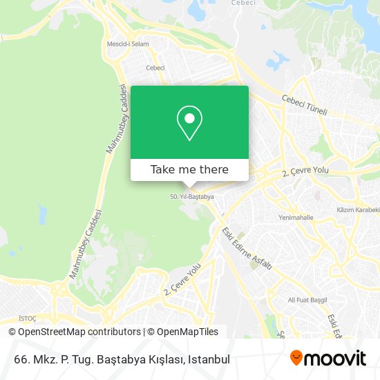 66. Mkz. P. Tug. Baştabya Kışlası map