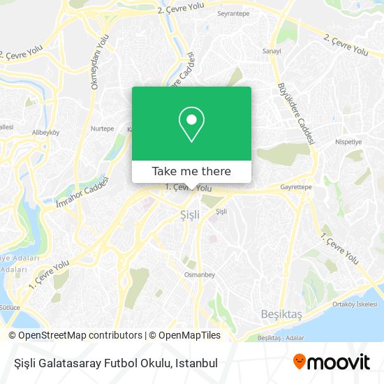 Şişli Galatasaray Futbol Okulu map