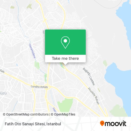 Fatih Oto Sanayi Sitesi map