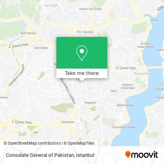 Consulate General of Pakistan map