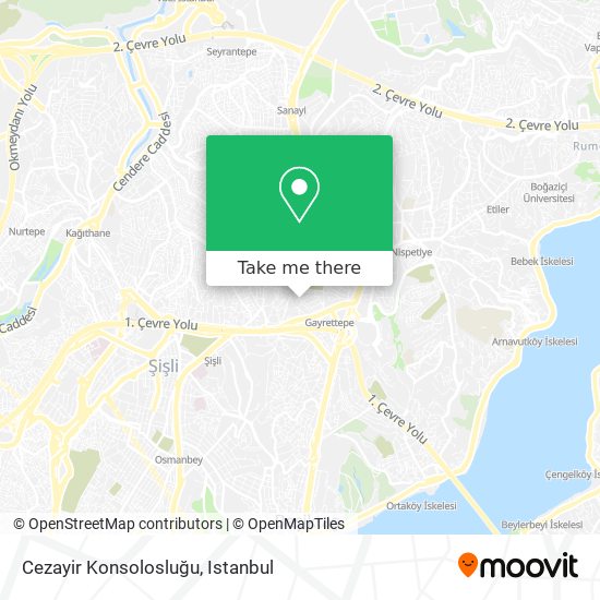 Cezayir Konsolosluğu map