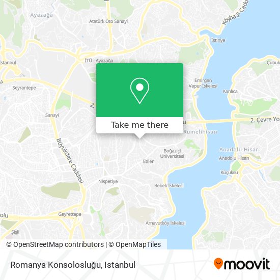 Romanya Konsolosluğu map