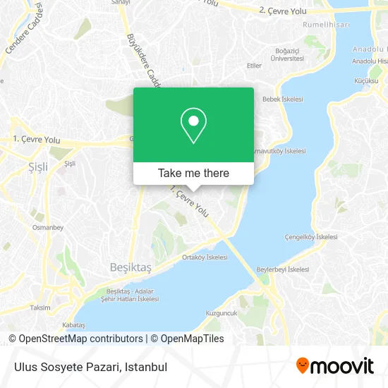 Ulus Sosyete Pazari map