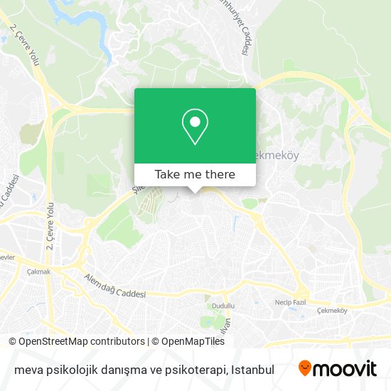 meva psikolojik danışma ve psikoterapi map