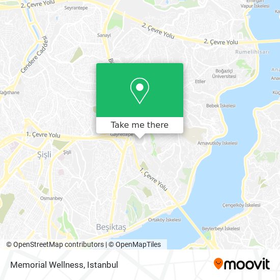 Memorial Wellness map