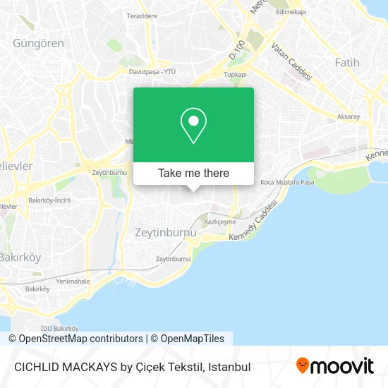 CICHLID MACKAYS by Çiçek Tekstil map