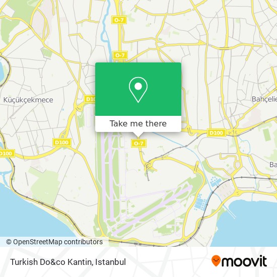 Turkish Do&co Kantin map